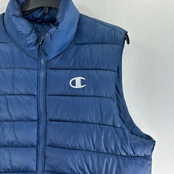 Champion Puffer Vest- Blue- Size XL - Picture 3 of 9